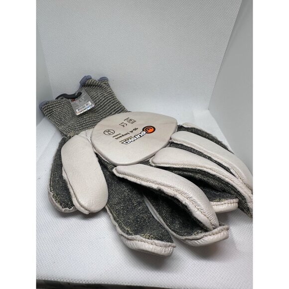 Eureka Safety 15-4 Impact Insider XL Work Gloves Leather Aramid Blend CE Certi - Picture 3 of 6